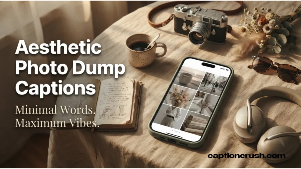 Aesthetic Photo Dump Captions for Instagram