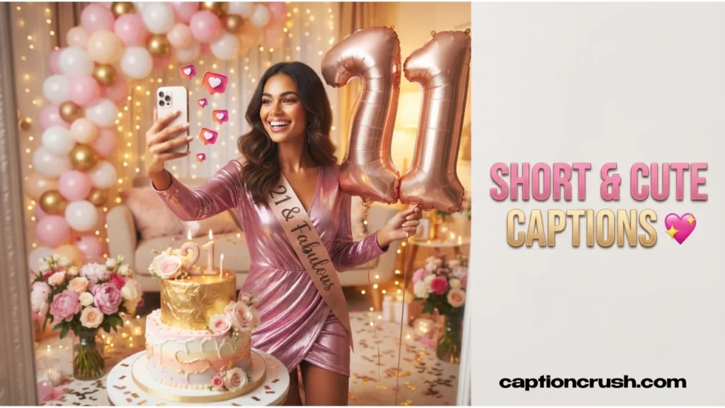 Baddie and Confident 21st Birthday Captions