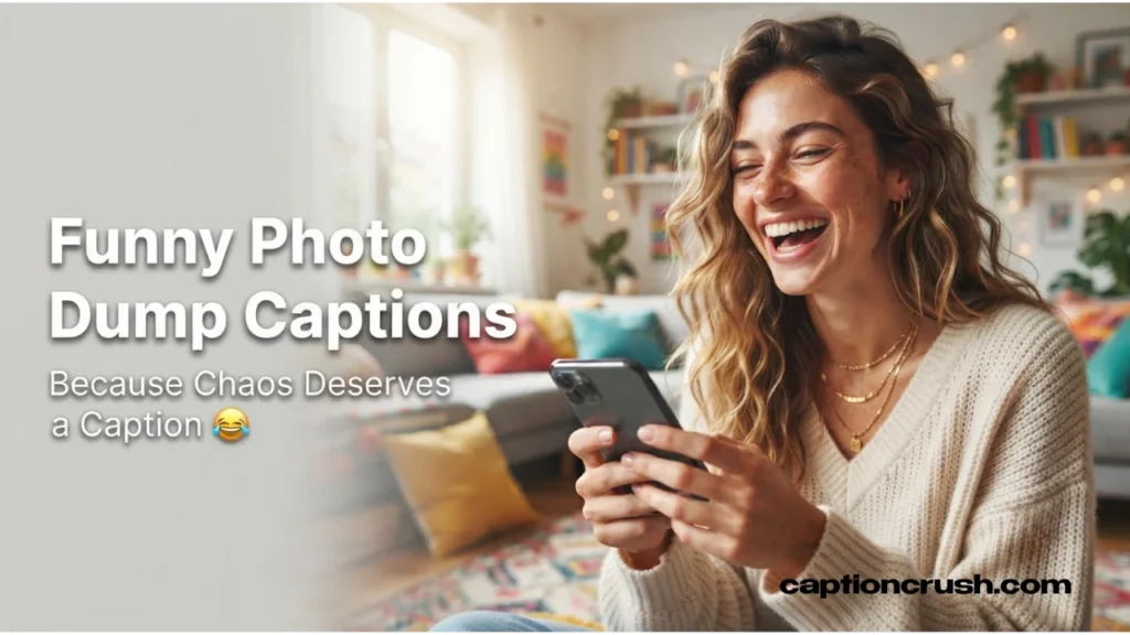 Funny Photo Dump Captions for Instagram