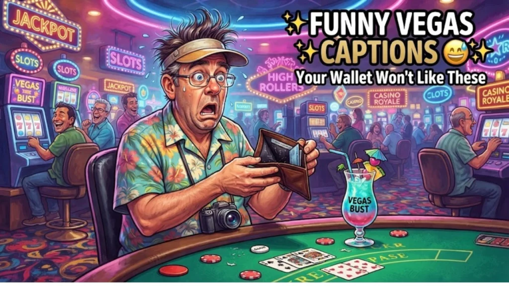 Funny Vegas Captions for Instagram