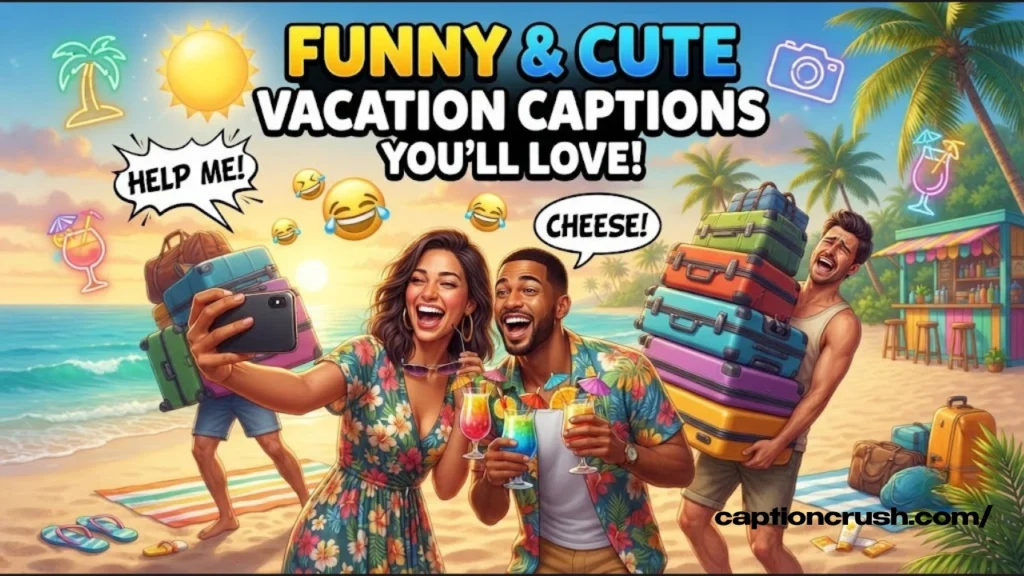 Funny and Cute Vacation Instagram Captions