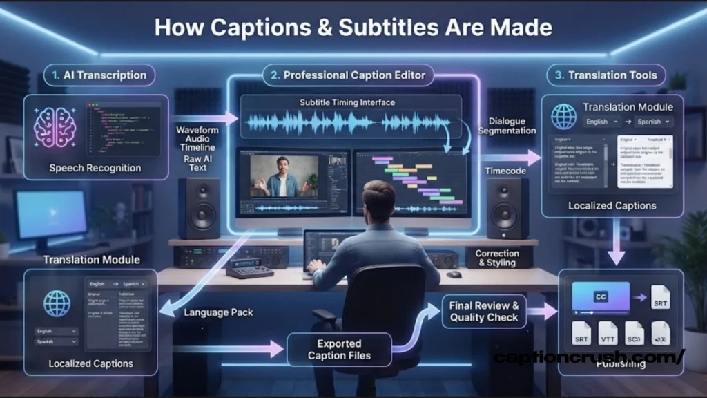How CC and Subtitles Are Created