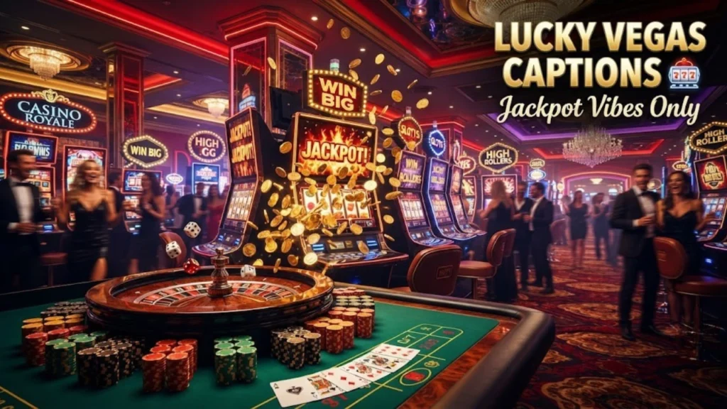 Lucky Vegas Captions (Casino & Jackpot Vibes)