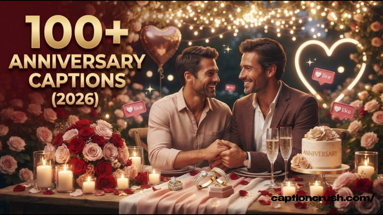 100+ Heartfelt Anniversary Captions for Instagram (2026): Best Quotes for Every Love Story