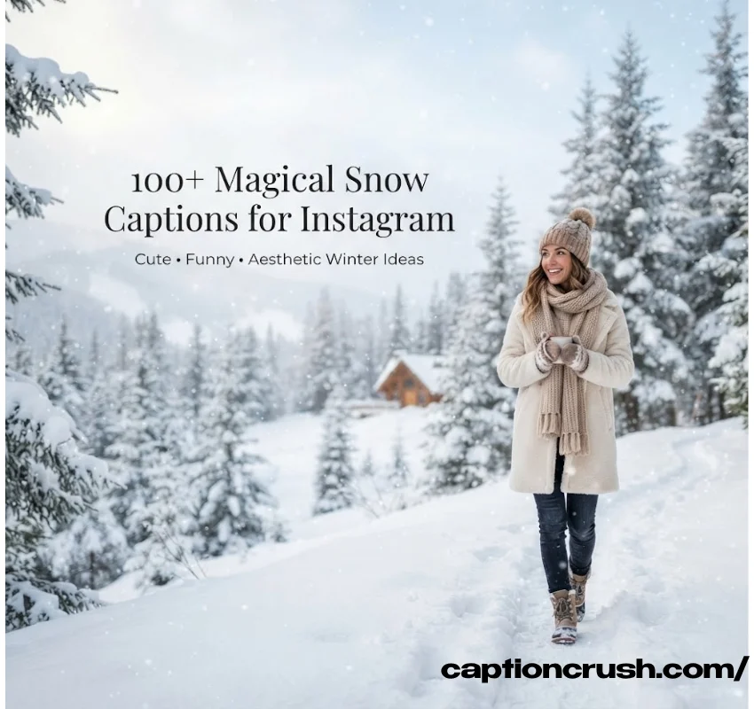 100+ Magical Snow Captions for Instagram (2026): Best Cute, Funny & Aesthetic Winter Ideas