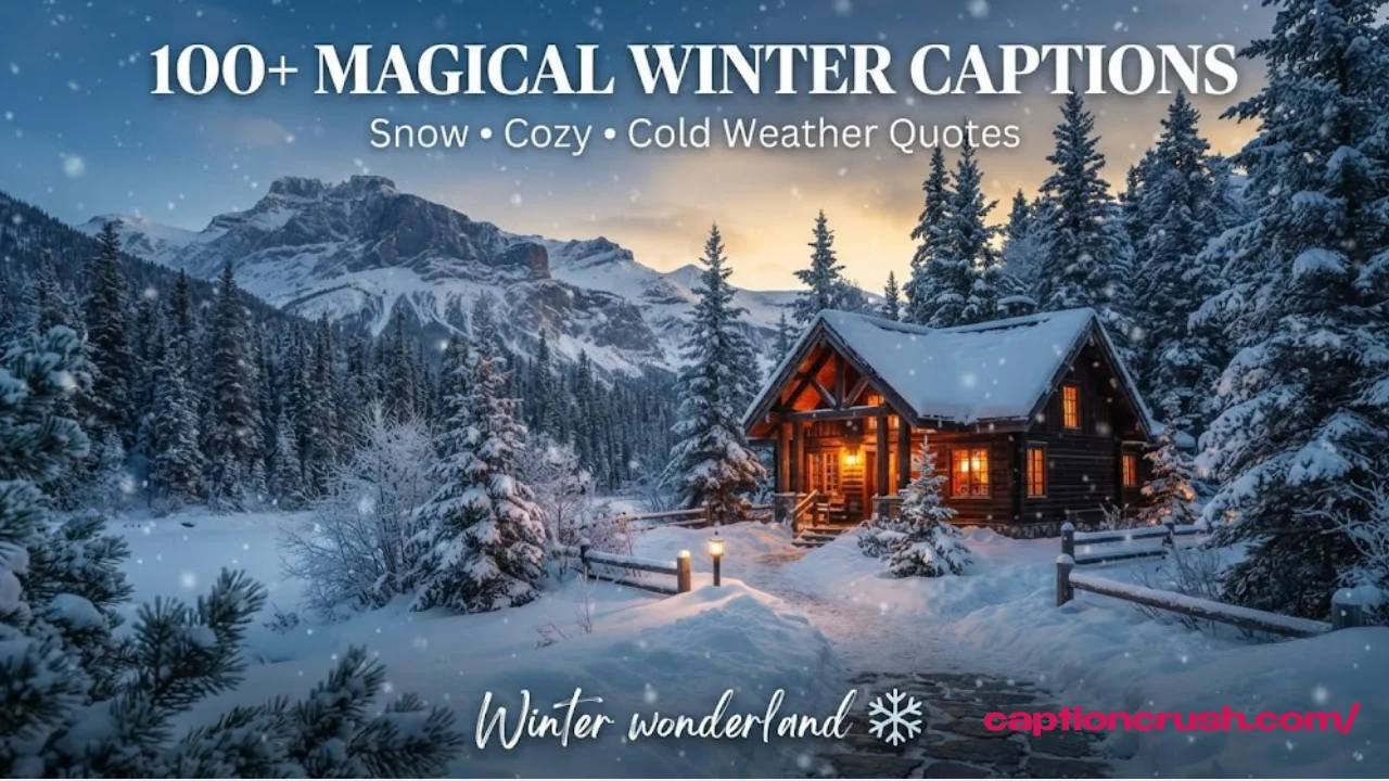 100+ Magical Winter Captions for Instagram (2026): Best Snow, Cozy & Cold Weather Quotes