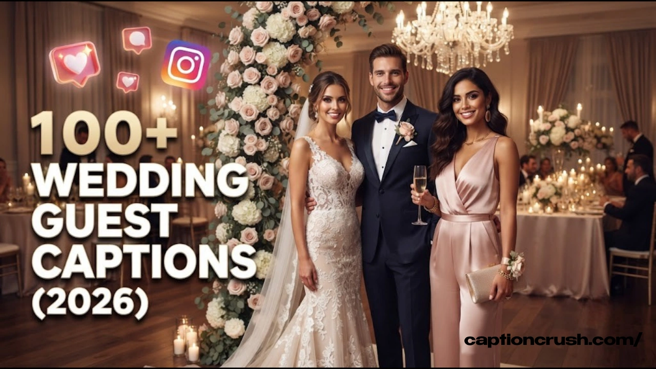 100+ Stunning Wedding Guest Captions for Instagram (2026): Best Quotes for Every Wedding Photo