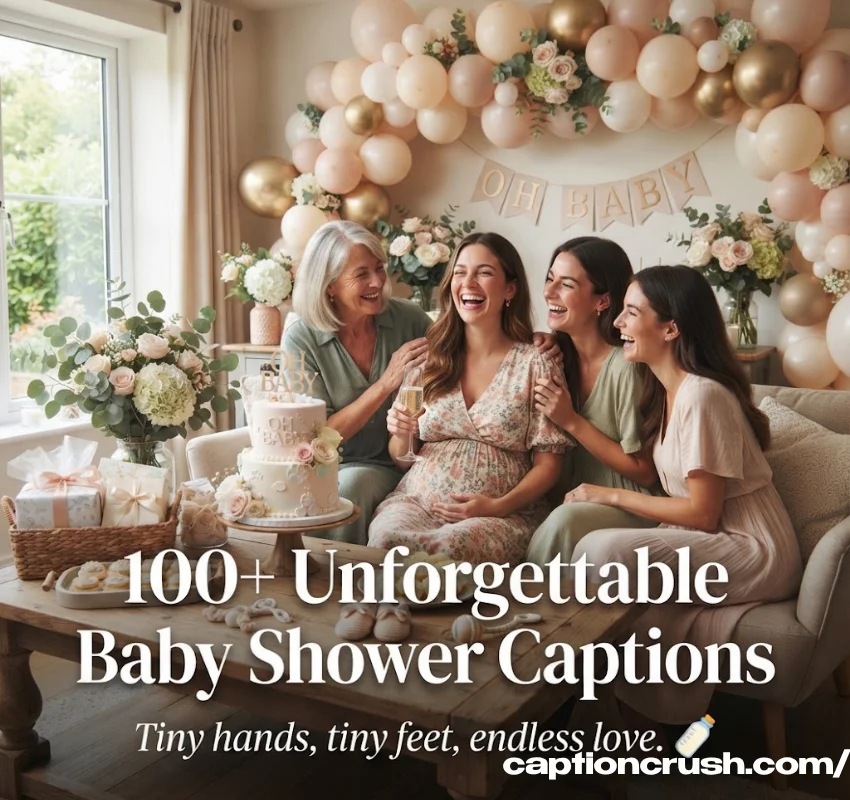 100+ Unforgettable Baby Shower Captions for Instagram (2026): Cute, Funny & Heartwarming Ideas