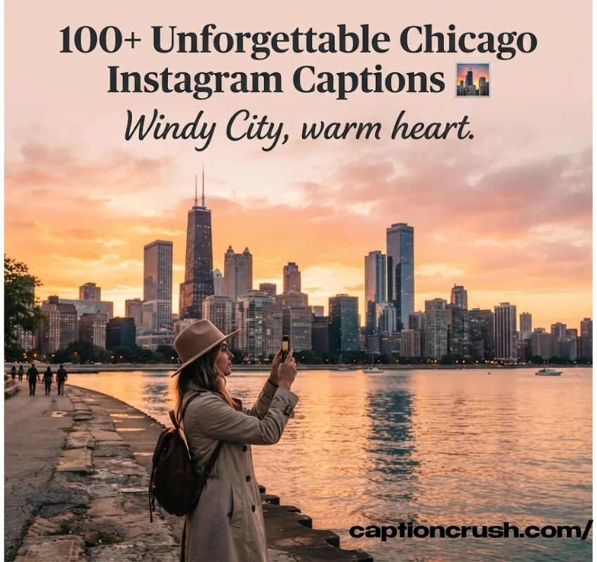100+ Unforgettable Chicago Instagram Captions (2026): Best Funny, Cute & Epic Windy City Ideas