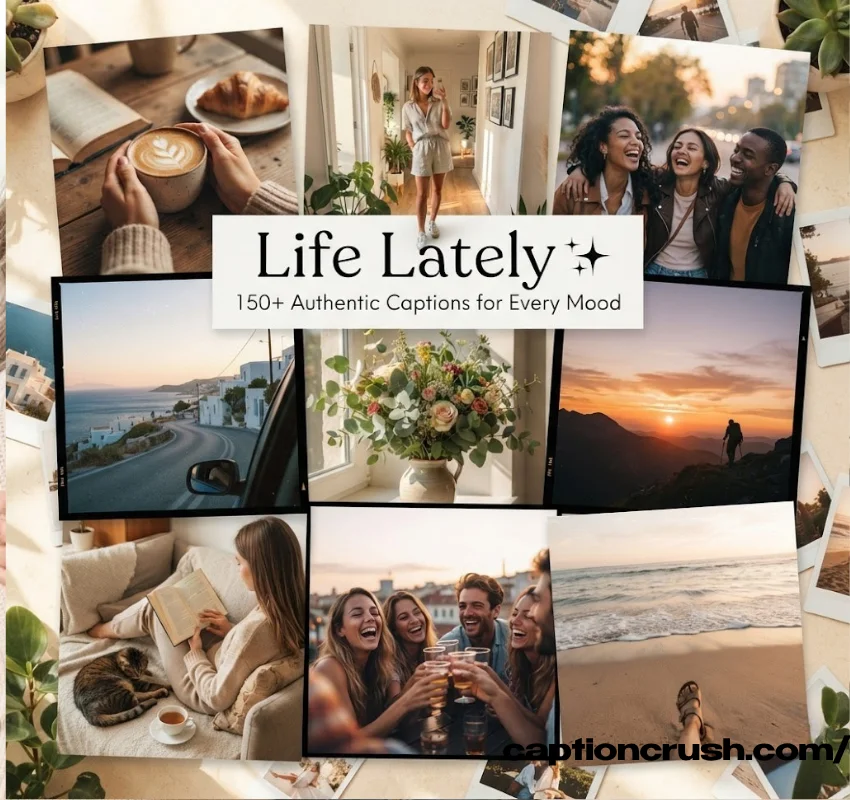 150+ Authentic Life Lately Captions (2026): Best Trendy, Funny, Cute & Aesthetic Ideas ✨