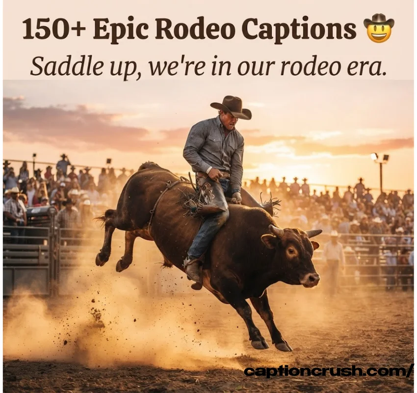 150+ Epic Rodeo Captions for Instagram (2026): Best Wild, Funny & Unforgettable Cowboy Ideas