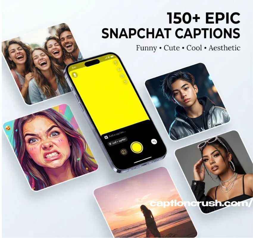 150+ Epic Snapchat Captions (2026): Best Funny, Cute, Cool & Aesthetic Ideas