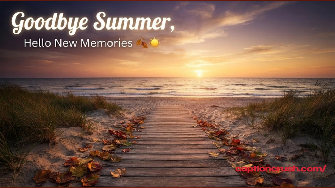 150+ Stunning End of Summer Captions for Instagram (2026): Best Quotes to Celebrate the Last Sunny Days