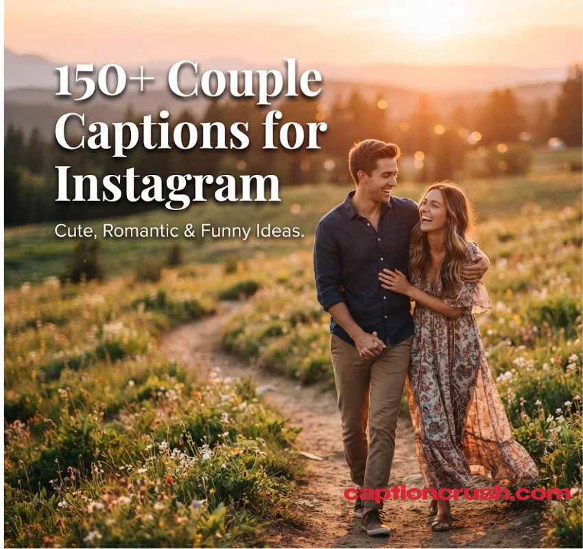 150+ Unforgettable Couple Captions for Instagram (2026): Best Cute, Romantic & Funny Ideas