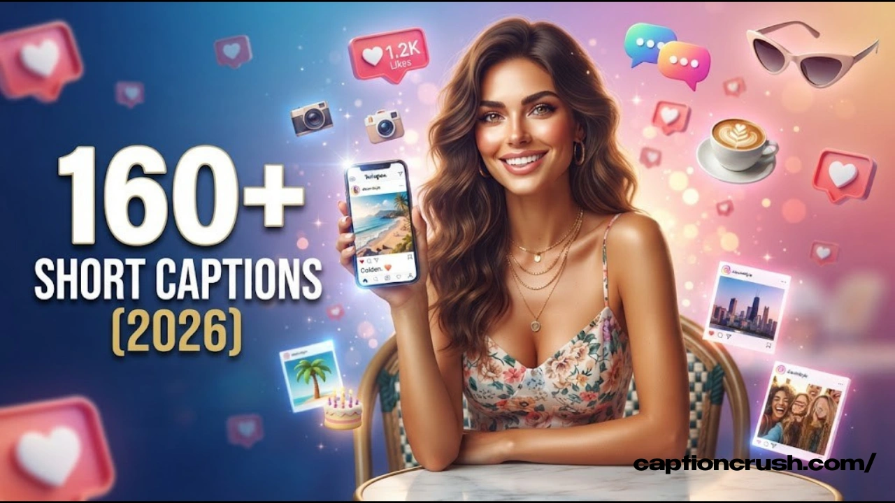 160+ Amazing Short Captions for Instagram (2026): Best One-Liners for Every Photo