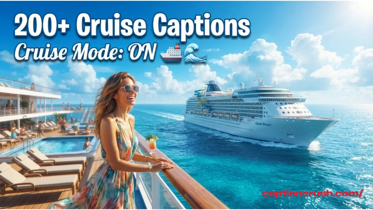 200+ Stunning Cruise Captions for Instagram (2026): Best Ocean Quotes for Every Voyage