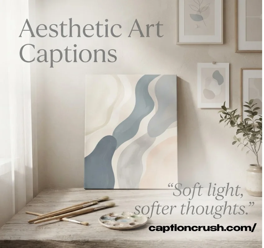 Aesthetic Art Captions for Instagram