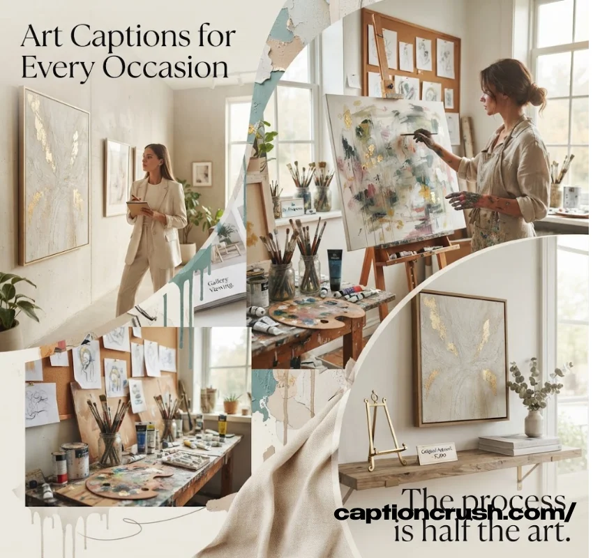 Art Captions for Instagram by Occasion
