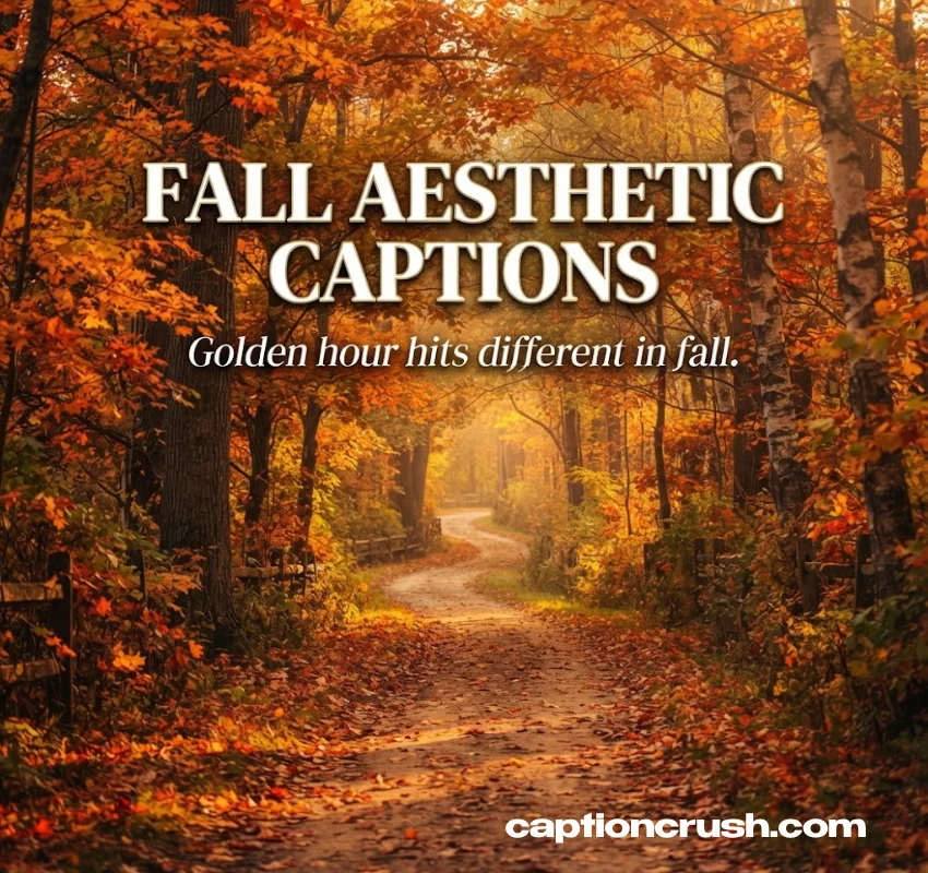 Simple Fall Instagram Captions