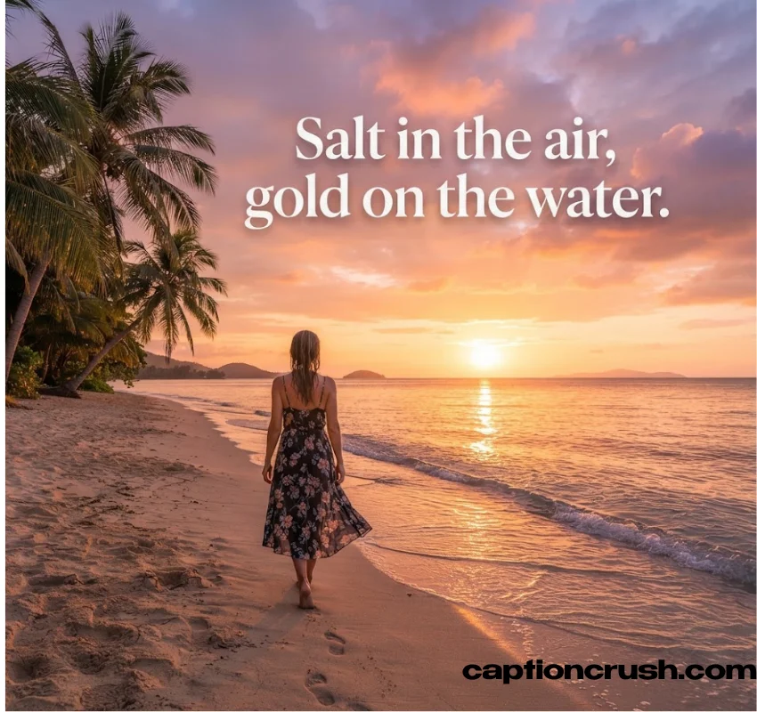 Best Beach and Aesthetic Sunset Captions for Instagram