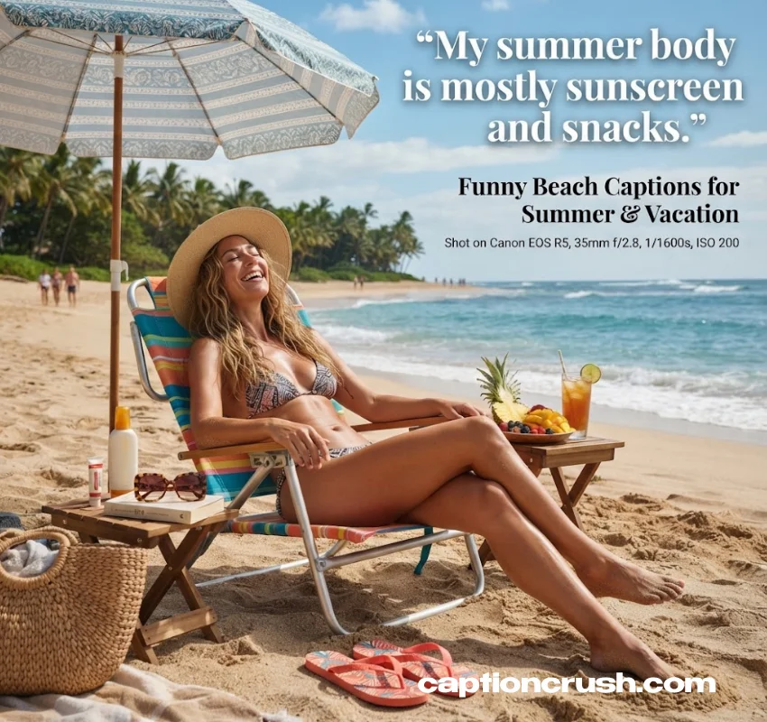 Funny Beach Captions