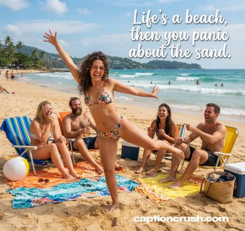 Funny Beach Captions