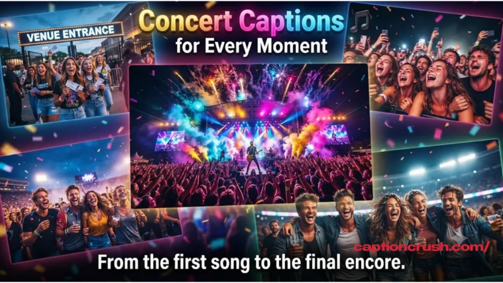 Concert Captions for Every Moment
