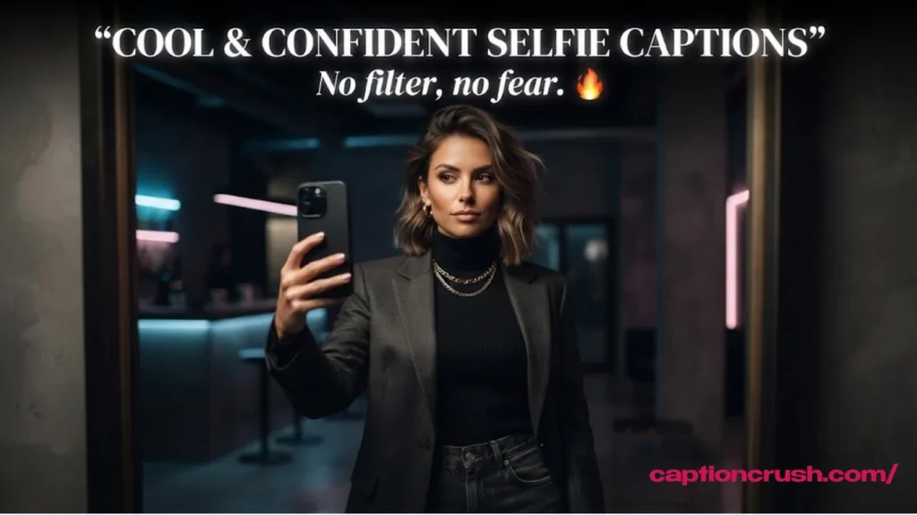 Cool & Confident Captions for Selfies