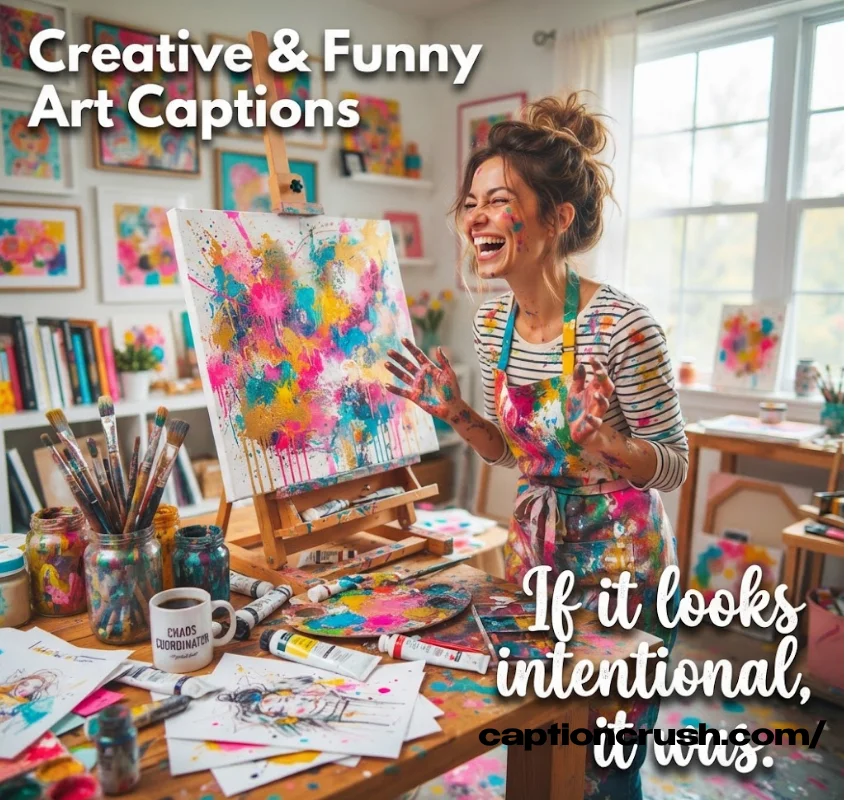 Creative and Funny Art Captions for Instagram