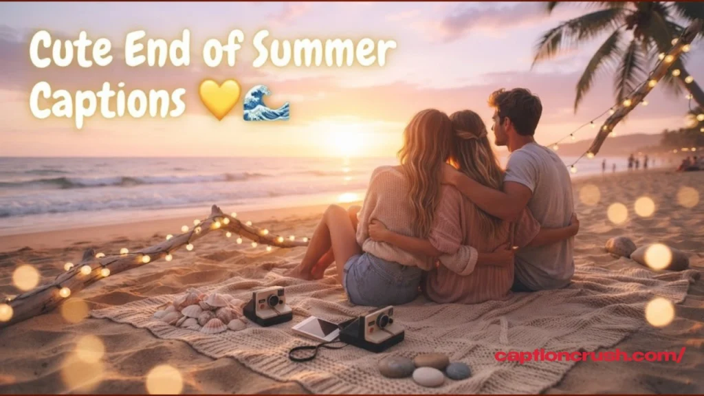 Cute End of Summer Captions With a Nostalgic Feel