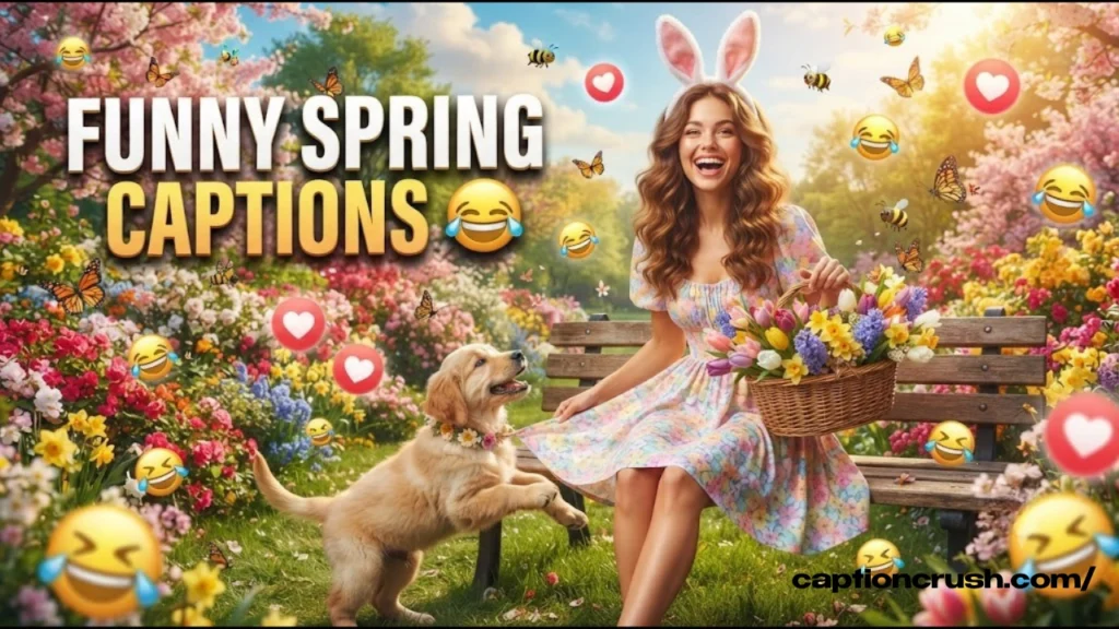 Cute & Funny Spring Captions for Instagram