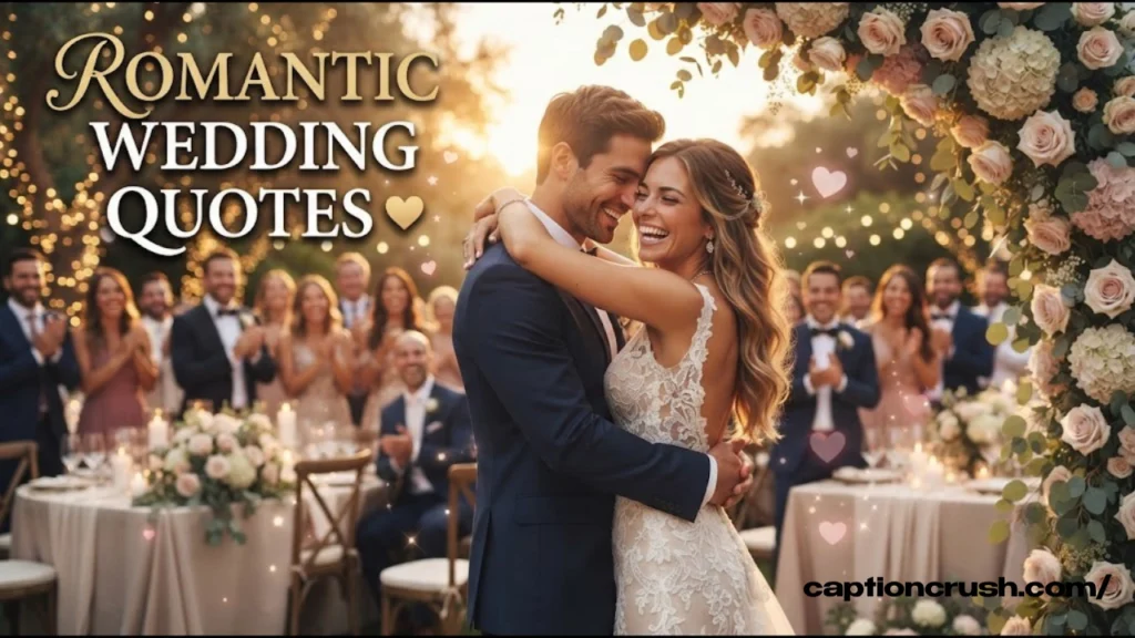 Cute, Romantic & Heartfelt Wedding Guest Captions