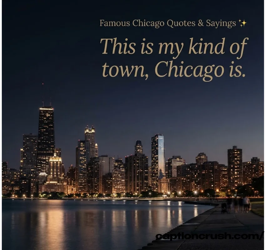 Famous Chicago Quotes and Sayings