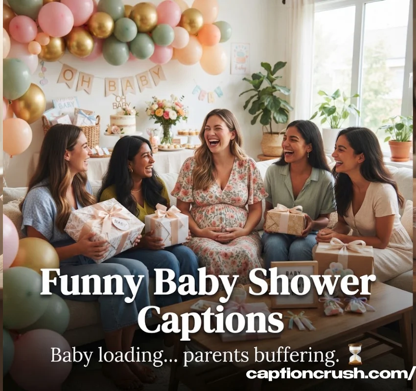 Funny Baby Shower Captions for Instagram