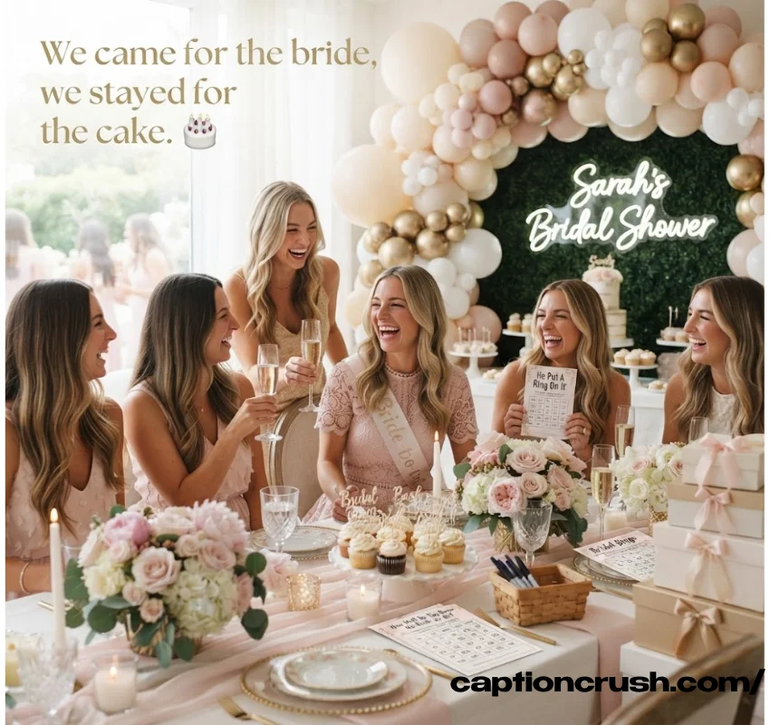 Funny Bridal Shower Captions and Puns