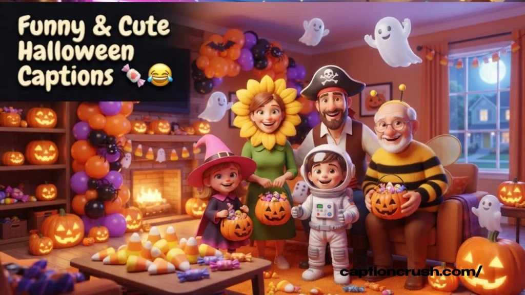 Funny & Cute Halloween Captions for Instagram