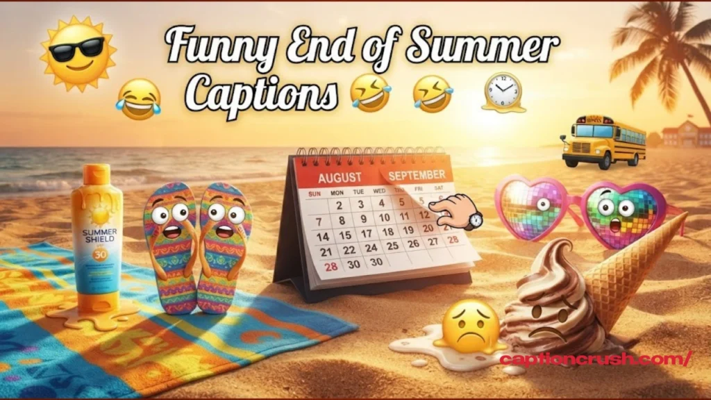 Funny End of Summer Captions