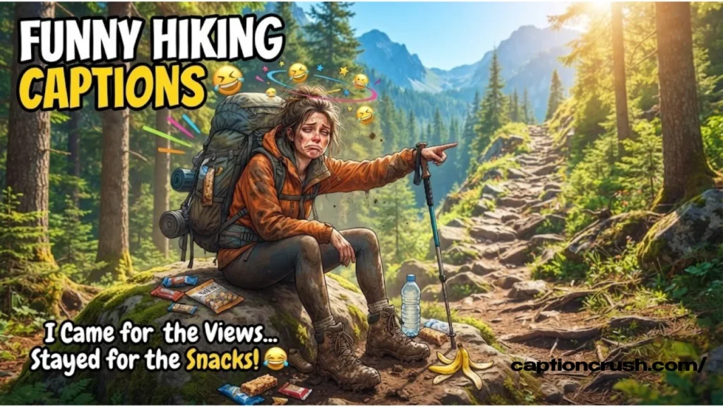 Funny & Punny Hiking Captions for Instagram
