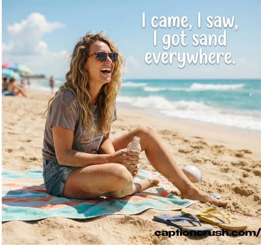 Funny & Sassy Beach Captions for Instagram