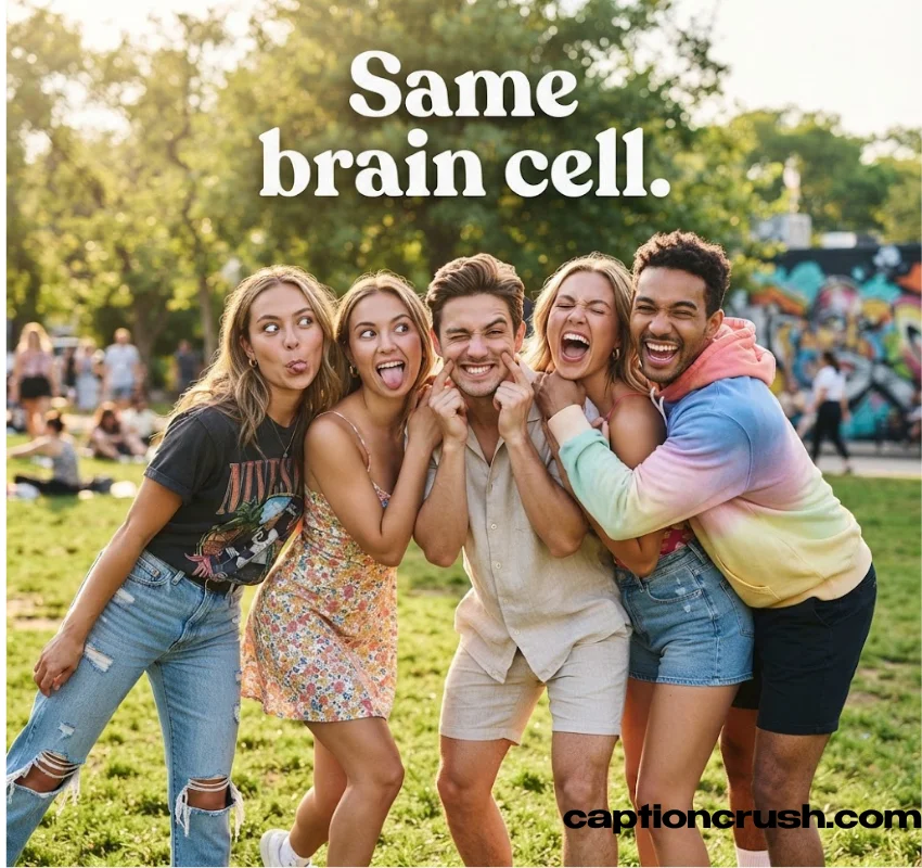Funny Short Captions for Friends