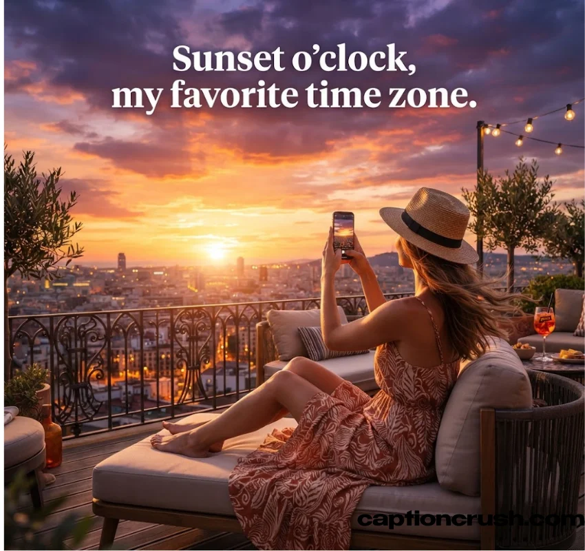 Funny, Short and Poetic Sunset Quotes for Instagram
