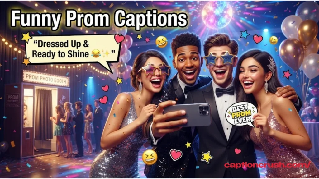 Funny and Cute Prom Captions for Instagram