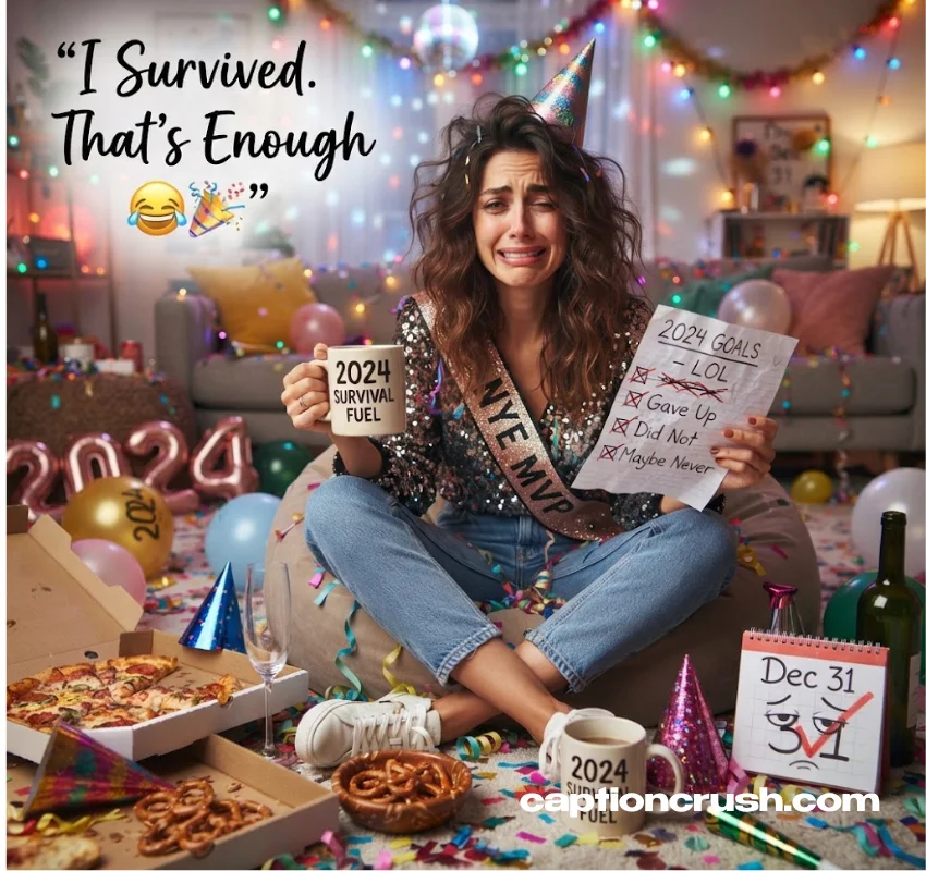 Funny and Savage End of Year Instagram Captions