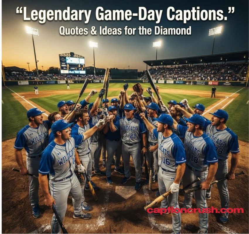 Legendary Game-Day & Team Baseball Instagram Captions
