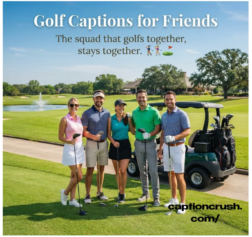 Golf Captions for Girls, Guys, and Golf Buddies