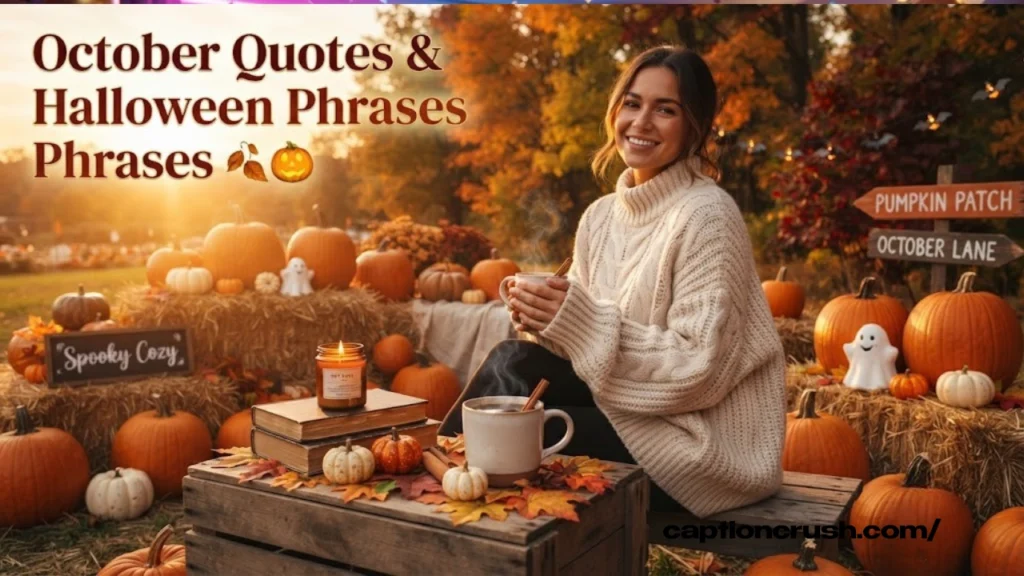 Halloween Phrases & October Quotes