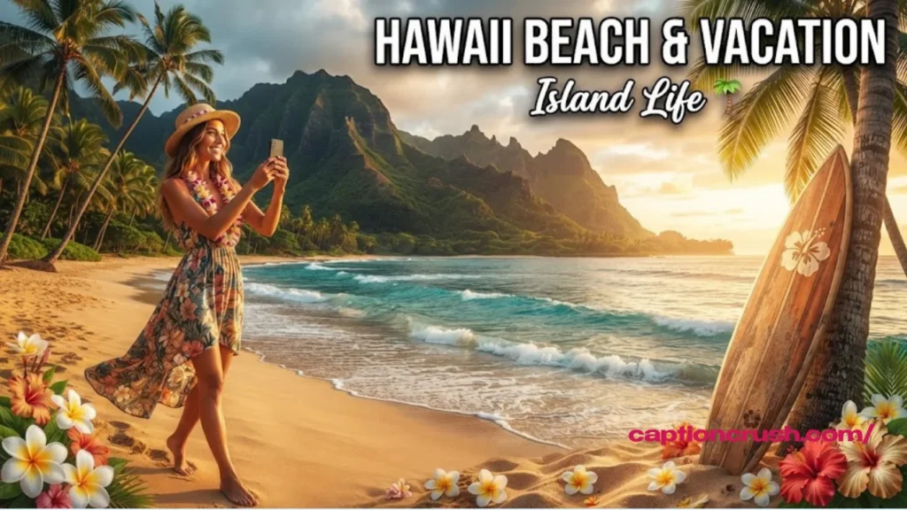 Hawaii Beach, Island and Vacation Captions
