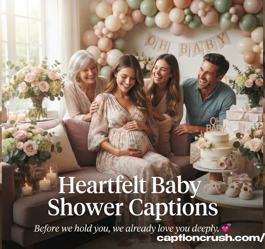Cute and Short Baby Shower Captions for Instagram