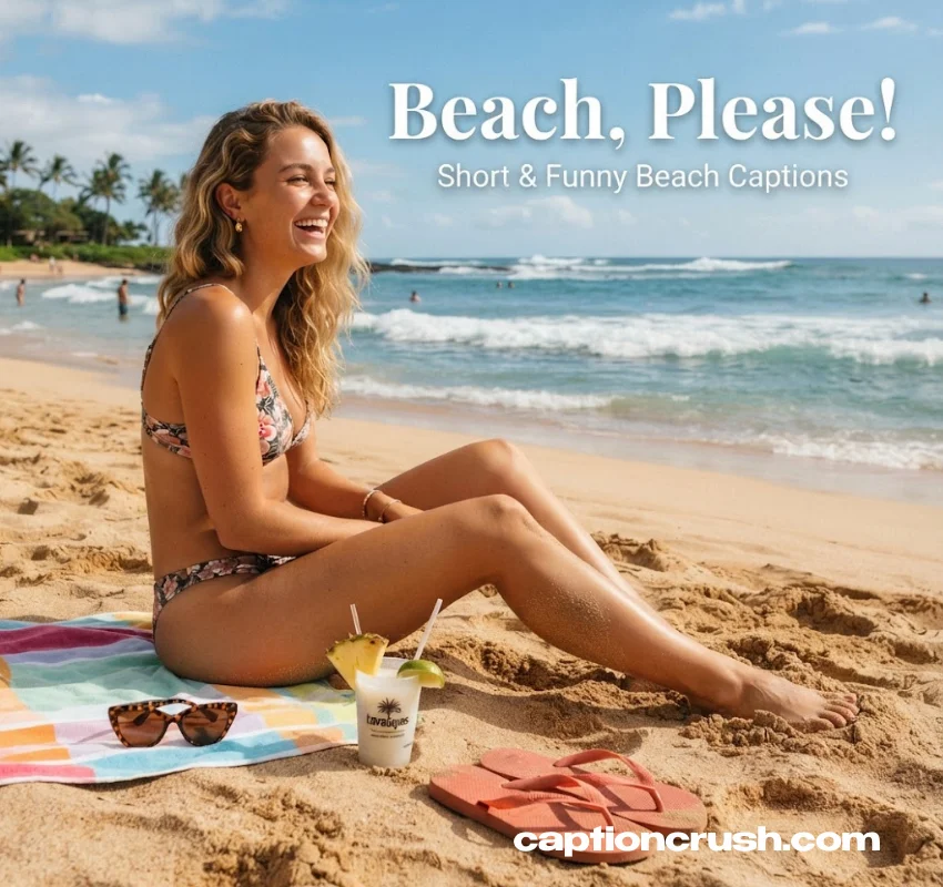 Funny Beach Captions
