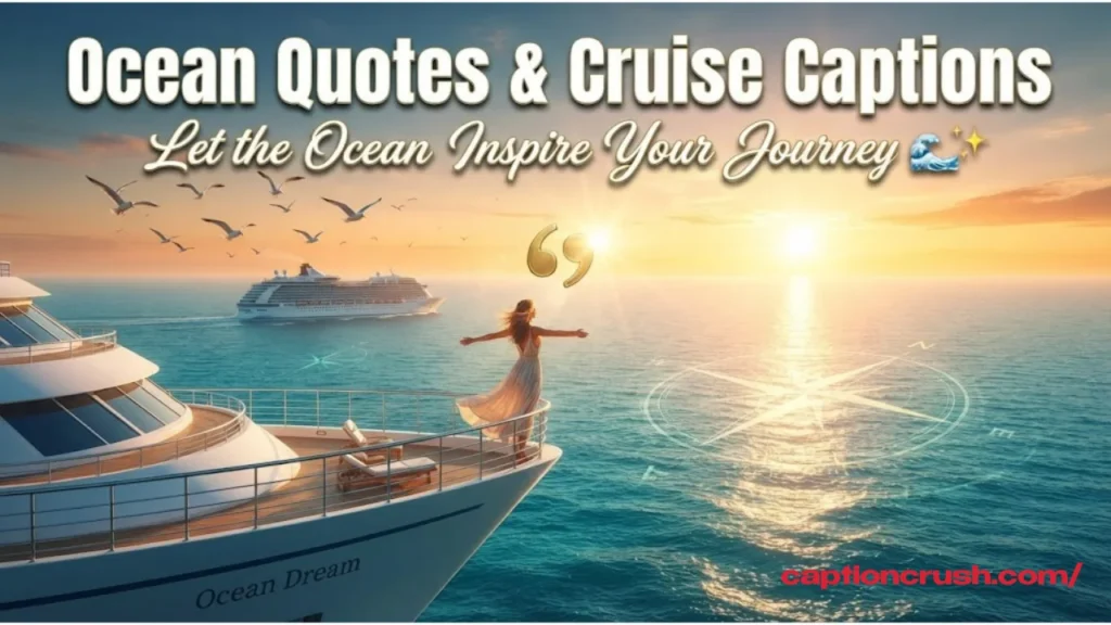 Inspirational Ocean Quotes and Travel Captions for Instagram